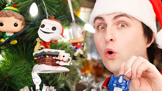 Decorating My Christmas Tree With EVERY Funko Pop Ornament [upl. by Carn]