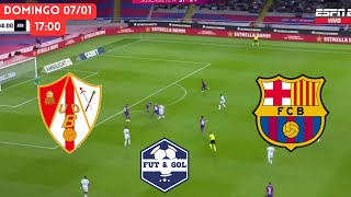 🔴UD BARBASTRO  BARCELONA EN VIVO  COPA DEL REY EN FUT AND GOL [upl. by Guntar]