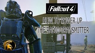 Fallout 4  Taking Independance  How To Power Up The TransmitterRadio [upl. by Inglebert]