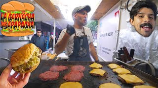 Las HAMBURGUESAS con COSTRA más JUGOSAS 🍔  La garnacha que apapacha [upl. by Ahsilrak]