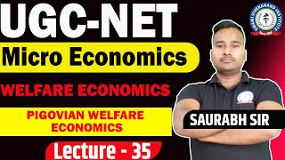 WELFARE ECONOMICS  PIGOVIAN WELFARE ECONOMICS  LEC 35  MICROECONOMICS  UGC NET  BY SAURABH SIR [upl. by Namzzaj]