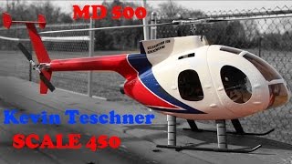 Kevin Teschners 450 scale MD500 Helicopter [upl. by Atirak]