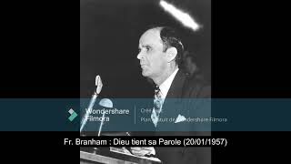 Fr Branham  Dieu tient sa Parole 20011957 [upl. by Ynahpit239]