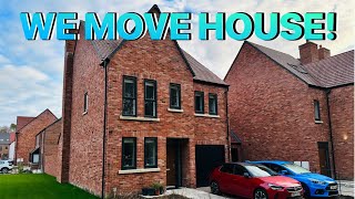 MOVING HOUSE I MOVING DAY I UK NEW BUILD I HOME PROJECT [upl. by Lilli42]