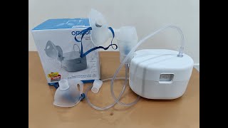 Omron Compressor Nebulizer NEC106 unboxing and detailed review [upl. by Cynthie]