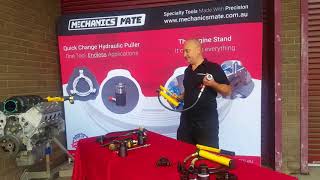 Mechanics Mate Hydraulic Puller Harmonic Balancer Semi Pro  Kit [upl. by Hadnama]