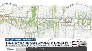 VIDEO Project team walks the Lowcountry Lowline path to see its full potential [upl. by Baum]