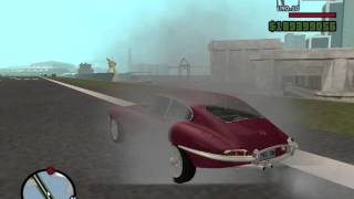 Jaguar EType sound of Gran Turismo 4 in GTA San Andreas [upl. by Childs158]