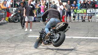 Longest Stoppie German Stunt Week 2022 [upl. by Ecyac]