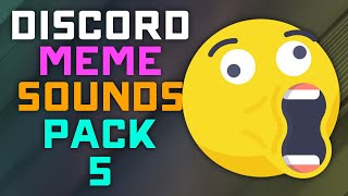 Discord Soundboard Meme Sounds Pack 5 Final  12 More Free Memes to Share [upl. by Darreg306]