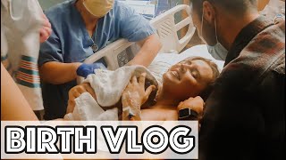 DREAM BIRTH Unmedicated amp Natural Labor and Delivery  Birth VLOG [upl. by Dawaj443]