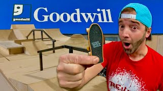 Making The Cheapest Fingerboard Park From Goodwill [upl. by Vivianne67]