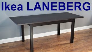 Ikea Laneberg extendable table assembly [upl. by Ettelloc]