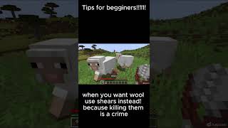 minecraft minecraftip minecraft tips for begginers [upl. by Eesdnyl]