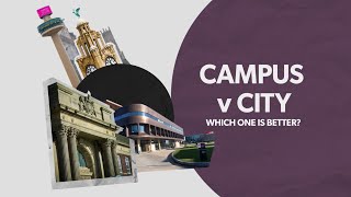 Campus vs City University  Which one is better for you [upl. by Notlih]