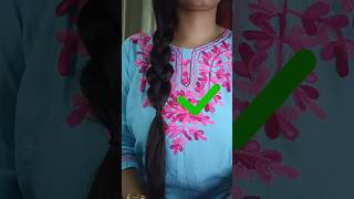 Thin to thick hair style 💞easy way [upl. by Ijnek]