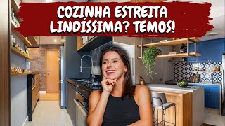 7 DICAS PARA COZINHA PEQUENA E ESTREITA [upl. by Etnaled]