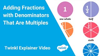 How to Add Fractions with Denominators That Are Multiples [upl. by Humph]