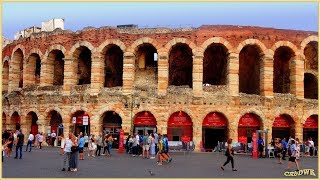 Antike ARENA  VERONA  PIAZZA BRA Opern Festival seit 1913 [upl. by Artinahs466]