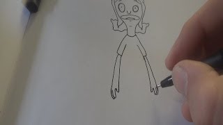 ASMR Drawing Louise Belcher from Bobs Burgers [upl. by Toh]