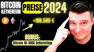 Mein Verkaufsziel und Prognose für Bitcoin und Ethereum 2024  BONUS AI Altcoin Tipp für 10X100X [upl. by Aelyak]