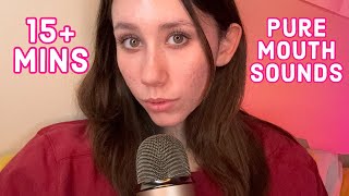 ASMR  15 minutes of pure mouth sounds NO TALKING [upl. by Lekcim]