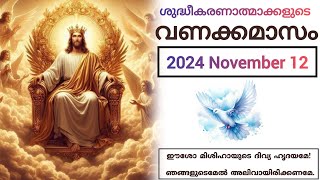 ശുദ്ധീകരണാത്മാക്കളുടെ വണക്കമാസം Souls in Purgatory November 12 [upl. by Eiuqram474]