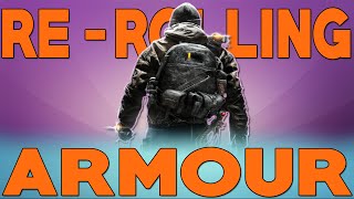 The Division How to ReRoll Armour Perks [upl. by Grimaldi402]