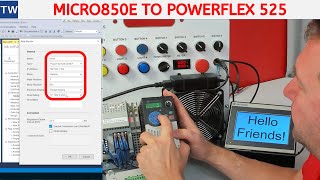 Add a Powerflex 525 to a Micro850E or Micro870E IO Configuration [upl. by Kip]