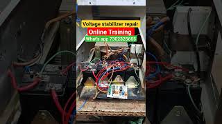 ShortVoltage stabilizer repair online training centreOnline class [upl. by Ayt]