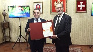 RTV Cetinje  Dodijeljena nagrada quotAleksandar Leso Ivanovićquot [upl. by Odlavso678]