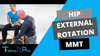 Manual Muscle Test  Hip External Rotation [upl. by Amedeo]