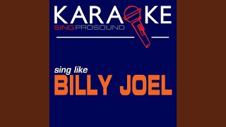 Scenes from an Italian Restaurant In the Style of Billy Joel Karaoke Instrumental Version [upl. by Drofnil]