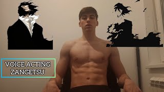 Buff Dude Voice Acting Zangetsu Iconic Rain Speech [upl. by Harutek]