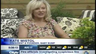 Baby Bump Founder Kate Mistol on City TV [upl. by Atiuqrahs]