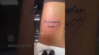 Simran romana Tattoo artist tattoo tattooartist tattoos tattooart dentalistattooist viral [upl. by Ettevey]