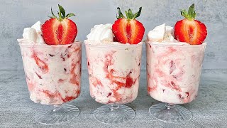 Eton Mess Recipe Incredibly delicious 4 ingredient no bake gluten free dessert cups in 10 minutes [upl. by Ehudd324]