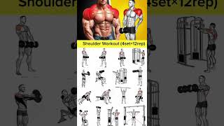 Shouldered workout gym motivation execise gymworkout trending viralvideo homeworkout foryou [upl. by Eenal]