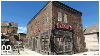 Fallout 4 Settlement Builds 22  Fallons Department Store amp Apts  CN Games [upl. by Anaert]