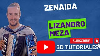 PASO A PASO TUTORIAL DE ACORDEON DE ZENAIDALIZANDRO MESAACORDEON 5 LETRAS [upl. by Shelburne560]