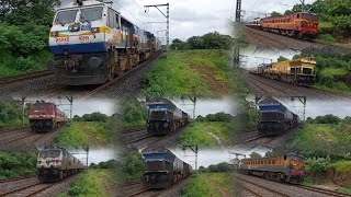 Best of August 2024 Part1 A 43 in 1 Massive Compilation of Diesel amp Electric Led Trains At Akurdi [upl. by Biddie]