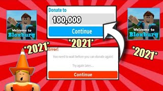 How To Fix Bloxburg Donation Error 2021 [upl. by Ger297]