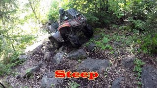 ATV UTV Trail Rock Crawling Gnarly Ride [upl. by Anaele232]