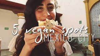 TOP 5 Vegan Restaurants in Mexico City CDMX What I ate in Mexico [upl. by Entirb115]