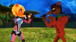 Tawna vs Pinstripe Potoroo fight Crash Bandicoot [upl. by Ophelie]