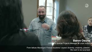 Istituto Marangoni Firenze • interview to Baron Osuna LV Accessories Design Graduates Initiative [upl. by Atihana]