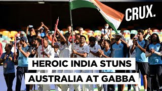 India vs Australia  India Creates History by Winning Gabba Test to Clinch BorderGavaskar Trophy [upl. by Esnahc]