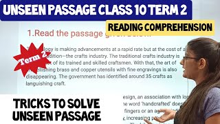 Unseen passage class 10 term 2Unseen passage class 10 term 2 trickUnseen passage class 10 [upl. by Noisla]