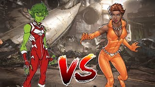 Beast Boy VS Vixen  Who Wins [upl. by Ellinej]