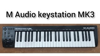 M Audio keystation 49 mk3  keystation 49 Mk3  m audio [upl. by Aicile]